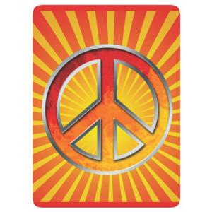 Sticker cleaner microfibre peace and love